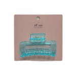 Jaw Clip - Assorted Rectangle - Blue