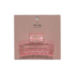 Jaw Clip - Assorted Rectangle - Pink