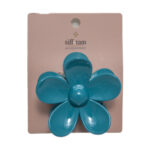 Jaw Clip - Flower (Blue)