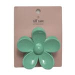 Jaw Clip - Flower (Green)