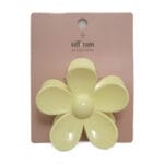 Jaw Clip - Flower (Yellow)