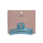 Jaw Clip - Long Rectangle Multi - Blue