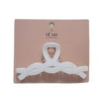 Jaw Clip - Twist - White