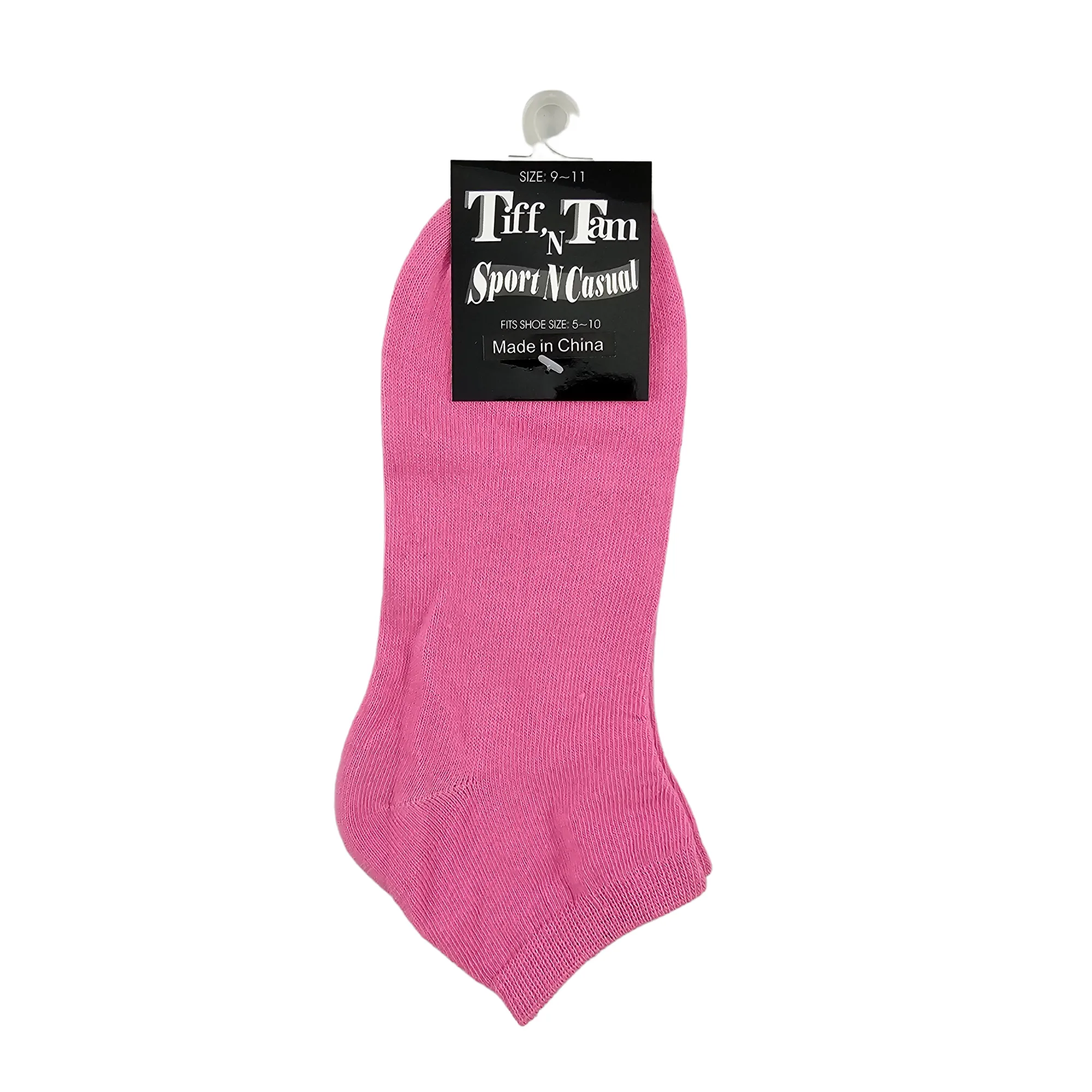 Ladies Lo Cut Cheer Sock - BCA Pink Ribbon