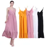 Skinny Strap Summer Sun Dresses.